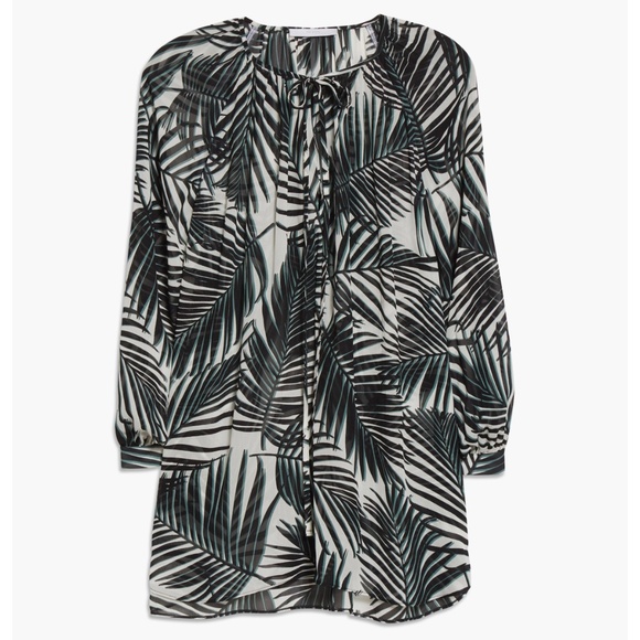 HUGO BOSS NWT BILINEA PLEASANT PALM FANTASY TUNIC TOP. SIZE US 4 (S) - Picture 9 of 16